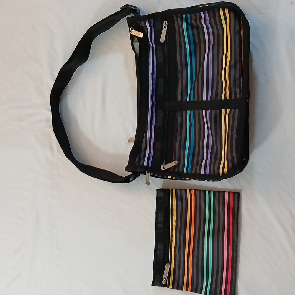 LeSportSac Colorful Striped Bag